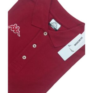 Kappa Polo - Solid Red Angle Shot