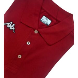 Kappa Polo - Solid Dark Red Angle Shot 2