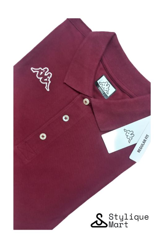 Kappa Polo - Dark Pink Angle Shot