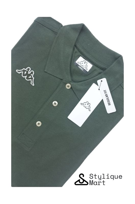 Kappa Polo - Dark Olive Angle Shot