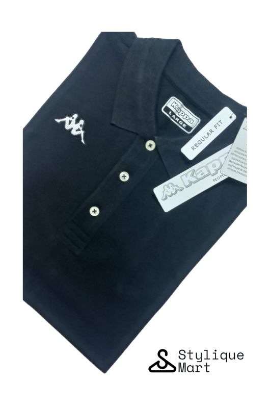 Kappa Polo - Light Black Color Angle Shot